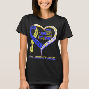 T-shirt Sa Lutte Est Ma Lutte Contre Le Syndrome