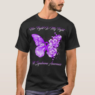 T-shirt Sa Lutte Est Ma Lutte Contre Le Syndrome De Lutte 
