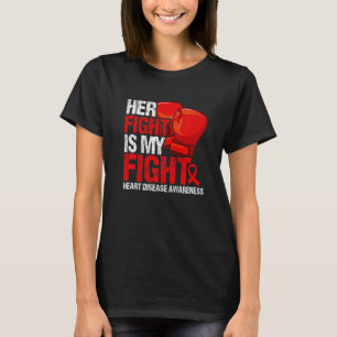 T-shirt Sa Lutte Est Ma Lutte Contre Les Maladies Cardiaqu