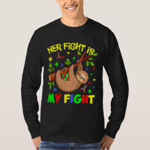 T-shirt Sa Lutte Est Ma Lutte Cool Cute Sensibilisation su