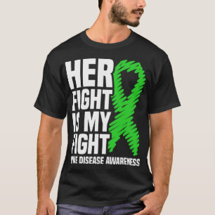 T-shirt Sa Lutte Est Ma Lutte Green Ribbon Lyme Maladie Aw