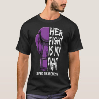 T-shirt Sa lutte est ma lutte Sensibilisation au lupus Vio
