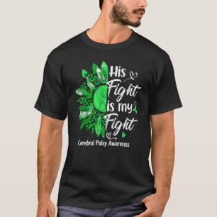 T-shirt Sa Lutte Est Ma Lutte Tournesol Cérébrale Palsy Aw