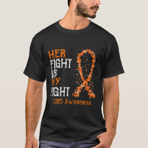 T-shirt Sa Lutte Est Ma Sensibilisation Aux Cris De Combat