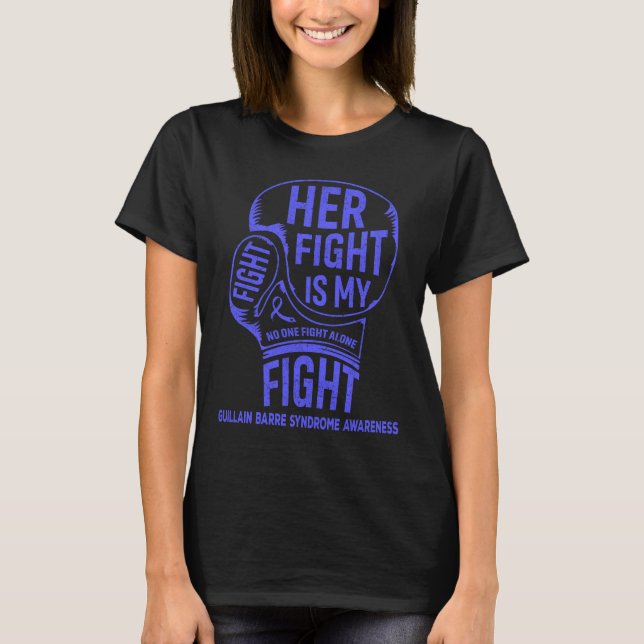 T-shirt Sa Lutte Est Mon Syndrome De Guillain De Lutte (Devant)