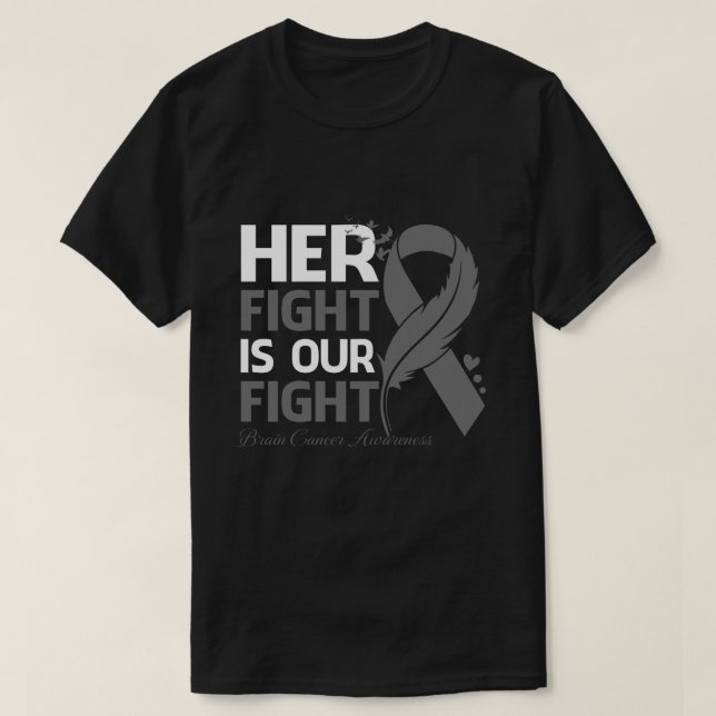 T-shirt Sa Lutte Est Notre Combattre La SENSIBILISATION AU (Design devant)