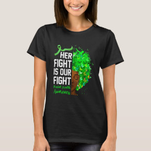 T-shirt Sa Lutte Est Notre Lutte Contre La Santé Mentale Q