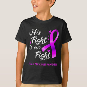 T-shirt Sa Lutte Est Notre Lutte Contre Le Cancer Pancréat