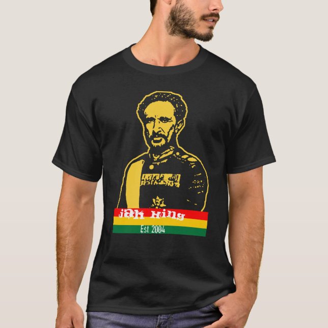 T-shirt Sa majesté impériale Haile Selassie (Devant)