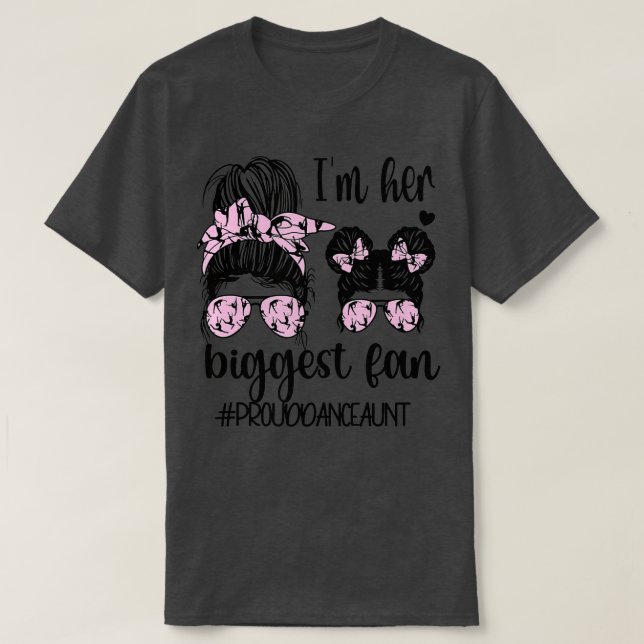 T-shirt Sa Plus Grande Fan Dance Tante Dansant Tante D'Un  (Design devant)