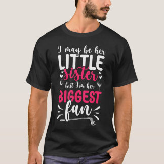 T-shirt Sa plus grande fan golf sœur d'un golfeur Sœur