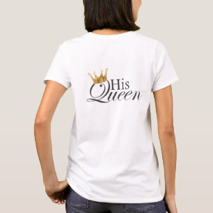 T-shirt Sa reine, Q sur la poche avant