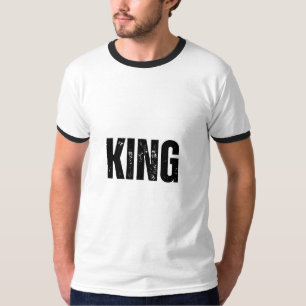 T-shirt Sa Reine & Son King Mugs - Romantic Matching Cadea