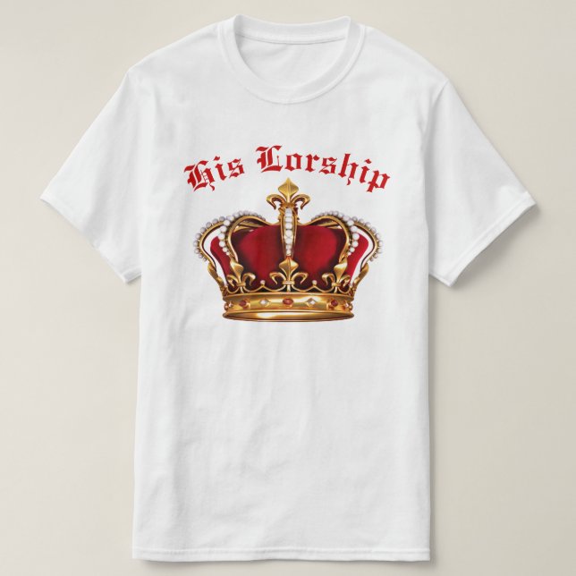 T-shirt Sa seigneurie (Design devant)