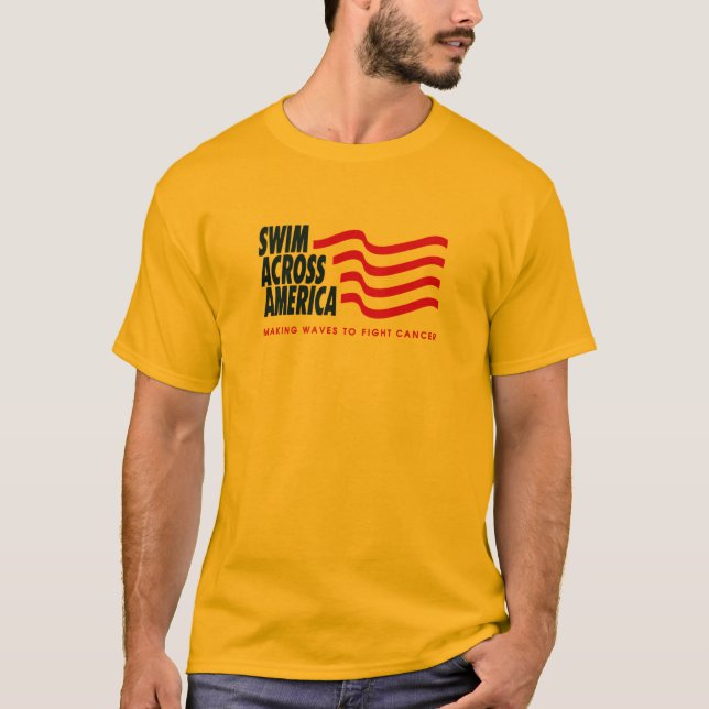 T-shirt SAA T jaune - customisé (Devant)