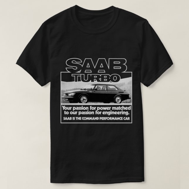 T-SHIRT SAAB 99 TURBO       (Design devant)