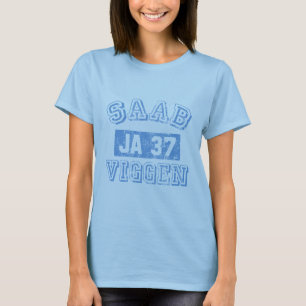 T-shirt Saab Viggen - BLEU