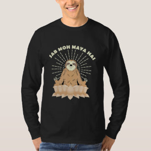 T-shirt Sab Moh Maya Méditation Hai Slogan Hindi