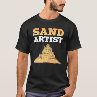 T-shirt Sable Artiste Château de sable et Sable Sculpture