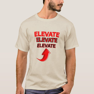 T-SHIRT SABLE BEIGE ROUGE VIF MOTIVATIONNEL ÉLÈVE UNISEXE