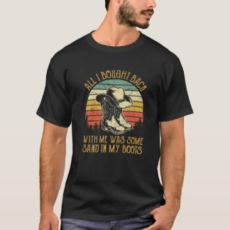 T-shirt Sable Dans Mes Bottes À La Musique Country