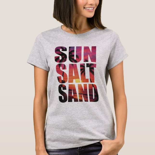 T-shirt Sable de soleil 🌞 ⛱️ (Devant)