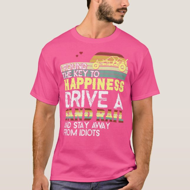 T-shirt Sable Rail Dune Buggy Hors Route Sand Racing Sand  (Devant)