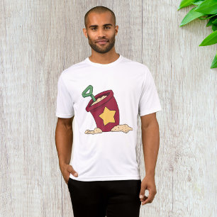 T-shirt Sable rouge avec étoile et lunette