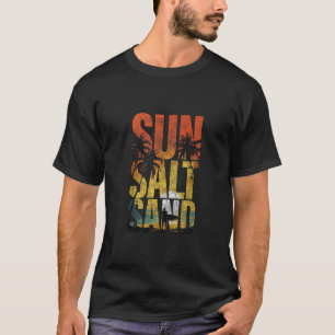 T-shirt Sable Soleil Sable Sable Saut d'été Saut d'eau Pla