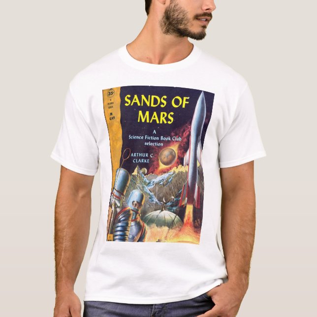 T-shirt Sables de Mars, par Arthur C. Clarke_Pulp Art (Devant)
