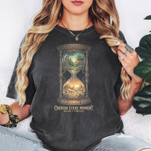 T-shirt Sablier Nature Désert Forêt Pièce d'Horlogerie