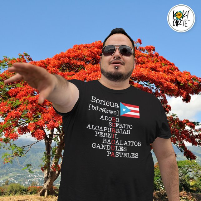 T-shirt Sabor Boricua (Créateur téléchargé)