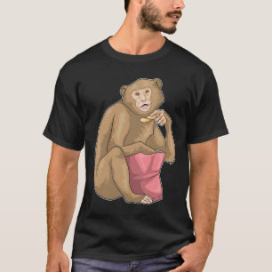 T-shirt Sac à chips de singe