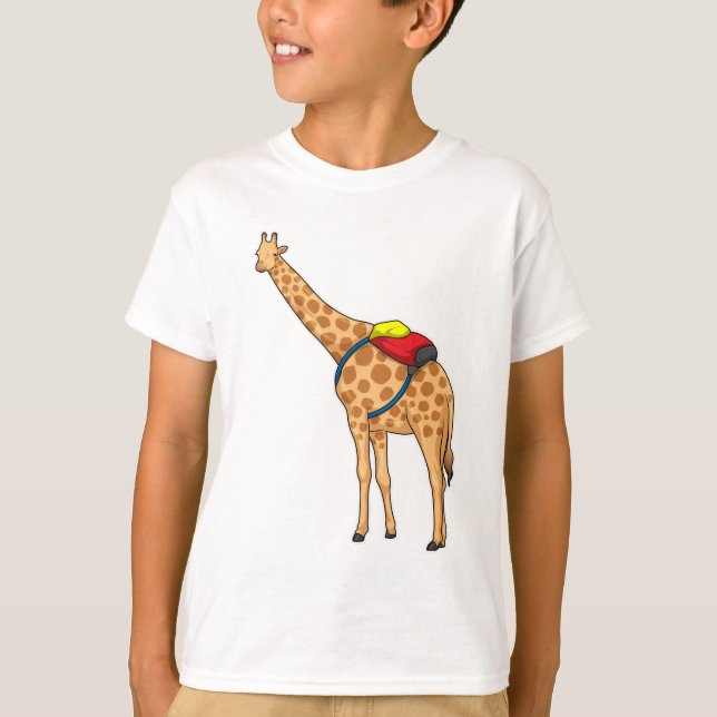 T-shirt Sac à dos Giraffe (Devant)