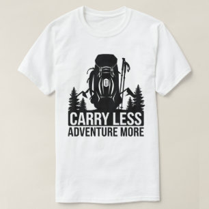 T-shirt Sac à dos Randonnée pour devis d'aventure avec pôl