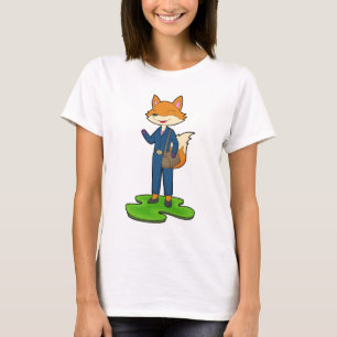 T-shirt Sac à main secrétaire renard