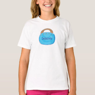 T-shirt Sac de Bermudes bleu Preppy Personnalisé