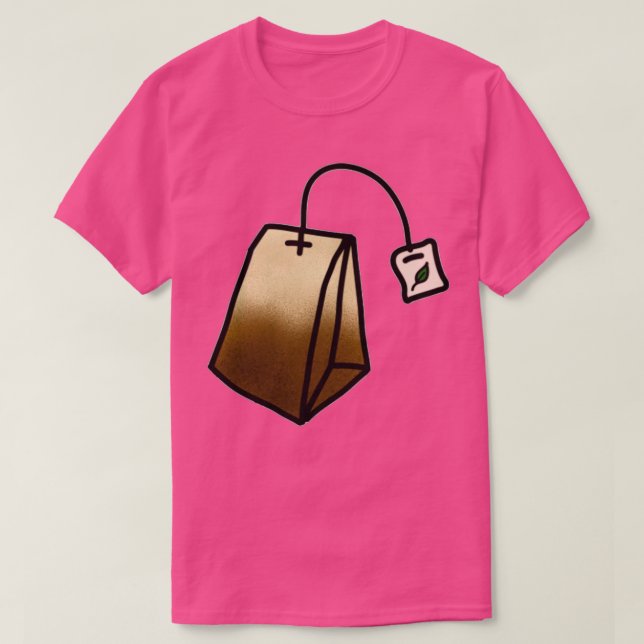 T-shirt Sac de thé (Design devant)
