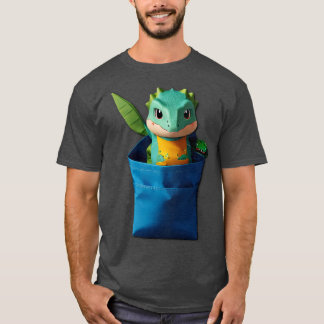 T-shirt Sac Salamander Gecco Dragon Dino Chemise Chemise P