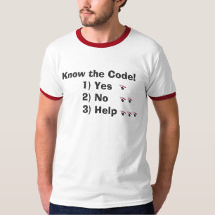 T-shirt Sachez le code