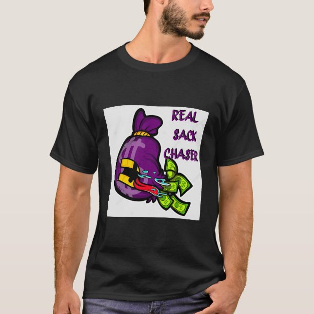 T-shirt Sack Chaser Purple Money (Devant)