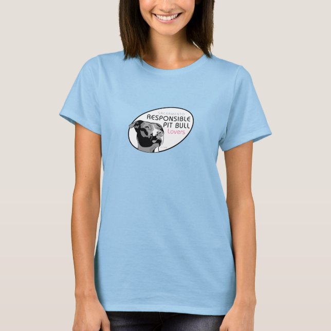 T-shirt Sacramento Responsable Pit Bull Amateurs LOGO (Devant)