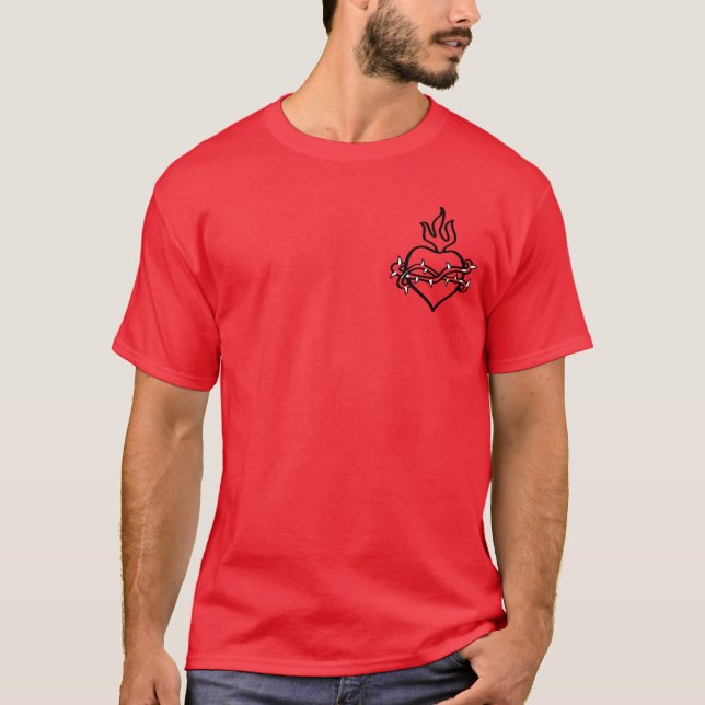 T-shirt Sacré Coeur de Jésus (Devant)