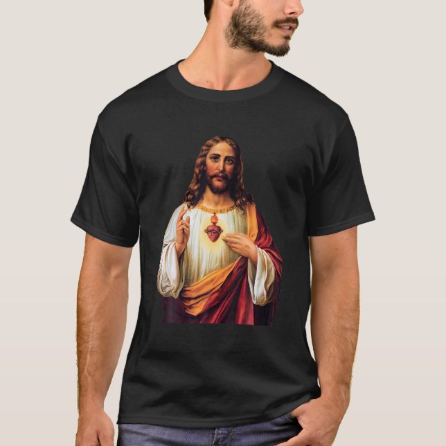 T-shirt Sacré Coeur De Jésus (Devant)