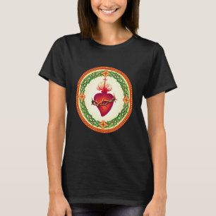 T-shirt Sacré-Cœur de Jésus catholique M Traditional Latin