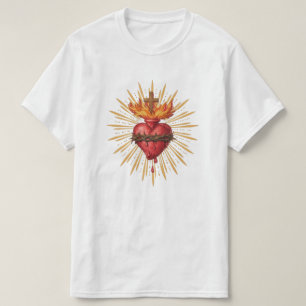 T-shirt Sacré-Cœur de Jésus Catholique Traditionnel