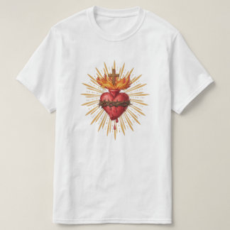 T-shirt Sacré-Cœur de Jésus Catholique Traditionnel