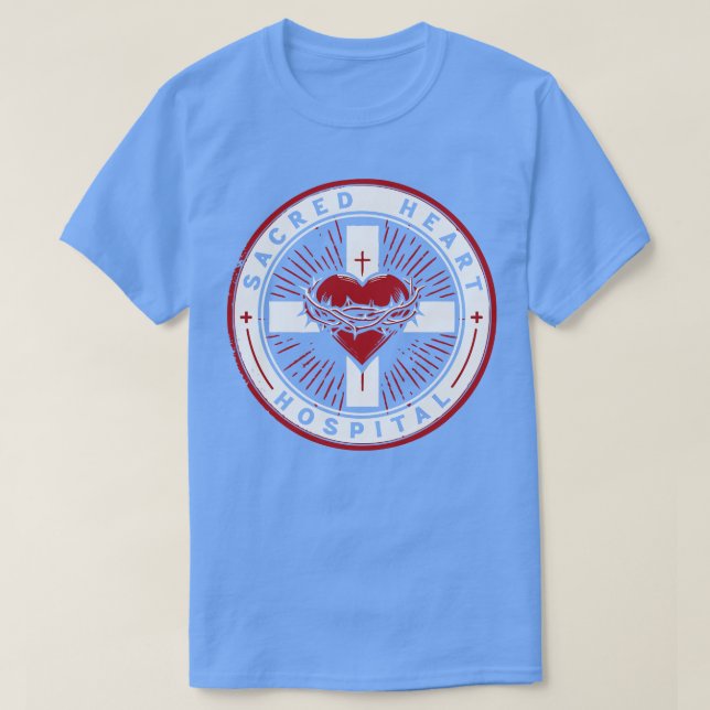 T-shirt Sacred Heart Hospital Scrubs Worbs (Design devant)
