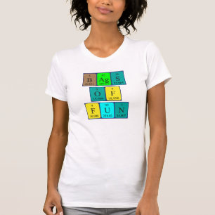 T-shirt Sacs d'amusant tableau périodique phrase chemise