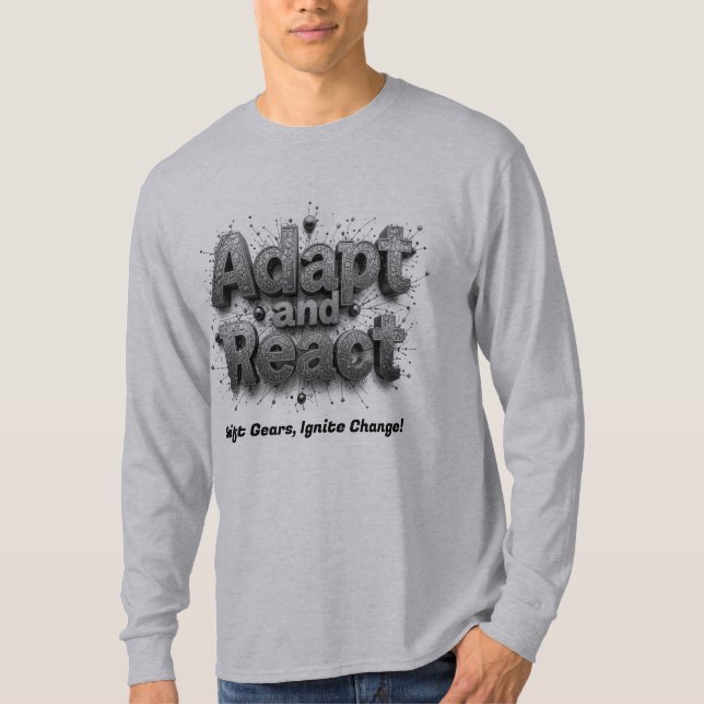 T-shirt S'adapter et réagir face aux changements du ciel (Devant)